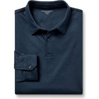 Charles Tyrwhitt Charles Tyrwhitt 100% Cotton Plain Langærmet Jersey Polo-skjorter - X-Large