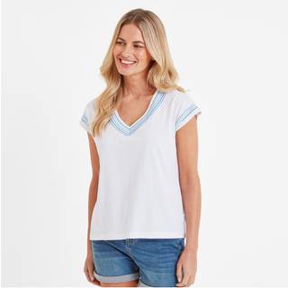 Tog 24 Tog 24 White 100% Cotton Rina T-Shirt