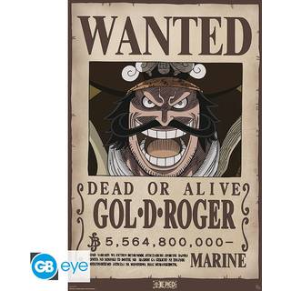 ONE PIECE - Wanted Gol D. Roger - Poster 91x61cm