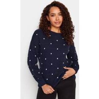 M & Co M & Co Blue Polka Dot Jumper