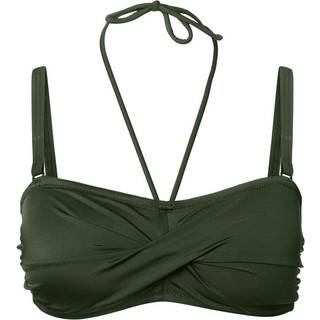 Wiki Basic Bandeau Bikini Top - Darkgreen - E 80