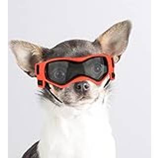 Nyder hundesolbriller Sm racer UV-beskyttelse Hundebriller Sm racer Krsel Hvalpe jenbeskyttelse Vindtt Stvtt anti-dug ndbare justerbare s