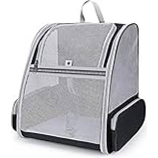 BEIKOTT Cat Carrier Rygsk Hunderygsk Ventiler Kledyr Katte Hvalpe Hunde Fugle Bunny Rygsk til rejser Indendrs udendrs brug (sort)