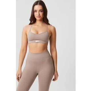 Björn Borg Studio Seamless Ribbed Strap Bra Beige, XSS