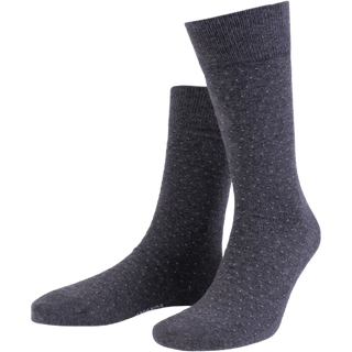 Amanda Christensen True Ankle Dot Sock - Anthracite - Str 43/46