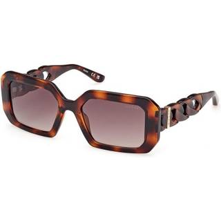 Guess Kvinde GU00110 52F Solbriller Injiceret Havana Brun Geometrisk Normal Skygge