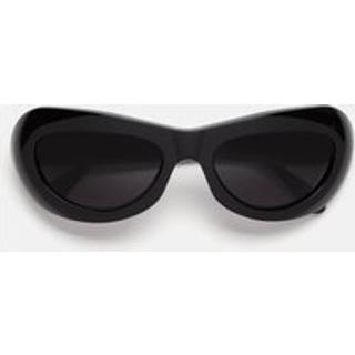 Marni Unisex Field Of Rushes Black YJS Solbriller Acetat Sort Grå Geometrisk Normal