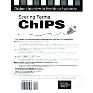 Scoring Forms for ChIPS