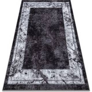 MIRO 51813.805 tæppe skal vaskes Ramme, marmor skridsikker - creme / grå 140x190 cm