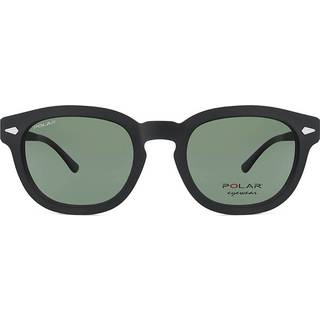 Polar 448 Clip-On Polarized 76 48 Solbriller Mænd Black - Matte Black - 48mm