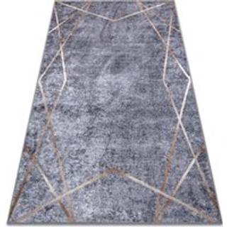 MIRO 51233.809 tæppe skal vaskes geometrisk skridsikker - grå 160x220 cm