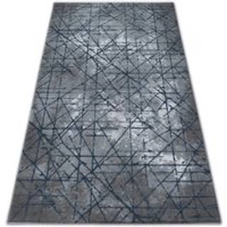 Tæppe ACRYL VALENCIA 3949 INDUSTRIAL grå / blå 80x150 cm