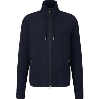 BOGNER Herren Sweatjacke blau unifarben