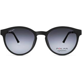 Polar JUNIOR 476 Clip-On Polarized 11 45 Solbriller Mænd Black - Matte Black - 45mm