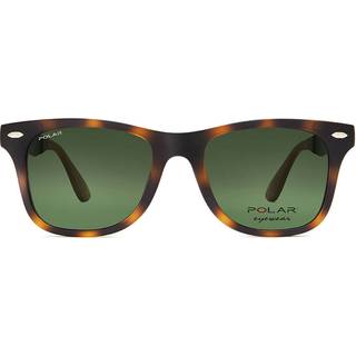 Polar 467 Clip-On Polarized 428 52 Solbriller Mænd Tortoiseshell - Matte Dark Havana - 52mm