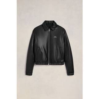 Ami Paris Leather jacket - black - S