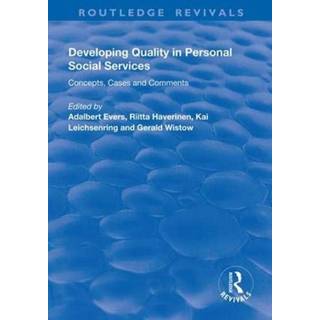 Developing Quality in Personal Social Services