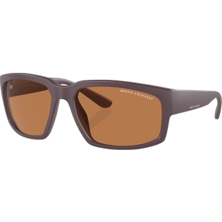 Armani Exchange AX4142SU 834773 61 Solbriller Mænd Burgunder - Matte Bordeaux - 61mm