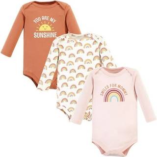 Hudson baby unisex baby bomuld langærmet bodysuits Sunshine Rainbows 3-Pack 18-24 måneder