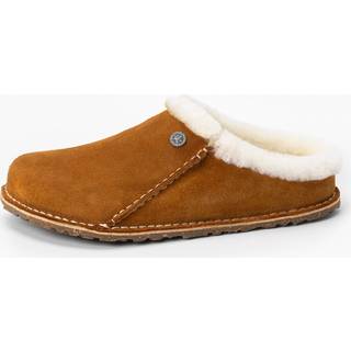 Birkenstock Zermatt Premium Suede Shearling Hjemmesko størrelse 45 - Regular farve brun