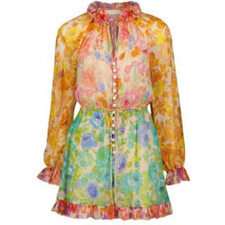 Zimmermann Raie floral playsuit - multicoloured - XS