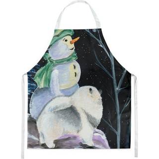 """"Caroline's Treasures SS8557APRON Snemand med Keeshond Forkl?de Large Multicolor""""