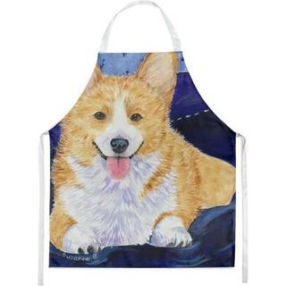 """"Caroline's Treasures SS8414APRON Corgi Apron Large Multicolor""""