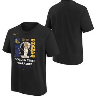 Fanatics Ungdom Guld State Warriors NBA-finaler 2022 Omklædningsrum 100% Bomulds-T-shirtl