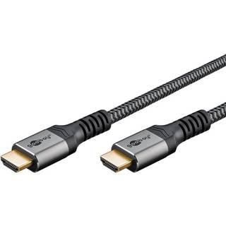 Goobay Ultra High Speed HDMI kabel 8K/60Hz 3m stofbeklædt