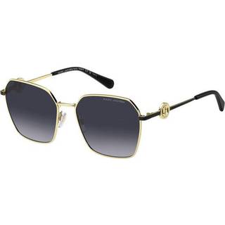 Marc Jacobs Kvinde MARC 729/S RHL/9O Solbriller Metal Guld / Sort Grå Firkantet Skygge
