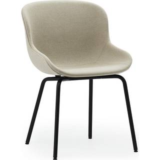 Normann Copenhagen Hyg Spisebordsstol Polstret Sort Stål/Main Line Flax MLF20
