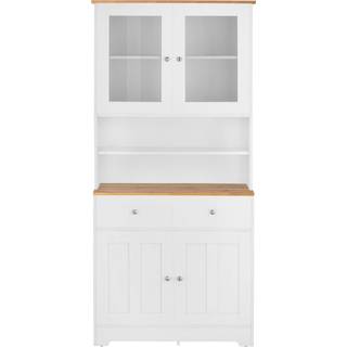 Buffet 2+2 Døre Hvid Eg