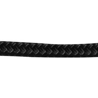 1852 Dobbeltflettet fortøjning m/øje, sort 14,0 mm