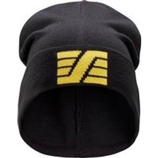 Snickers beanie 9035 sort/gul, one size 90350406000