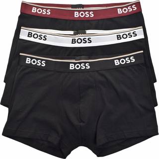 BOSS 3-pak underbukser/boksershorts i mørke elastik bånd nuancer til herre