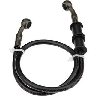 MTSOONING motorcykelbremse Hydraulisk linje 60 cm/23.6 tommer flettet koblingsolie r?r rustfrit bremseslange udskiftning til ATV motorcykel pit s