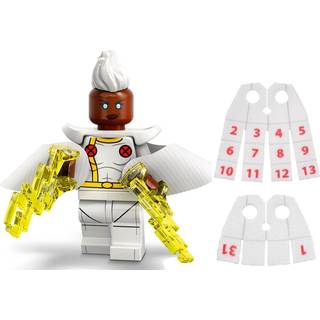 Lego Marvel Series 2 Minifigure: Storm Minifigure Calendar Man Capes - Superhelte 71039