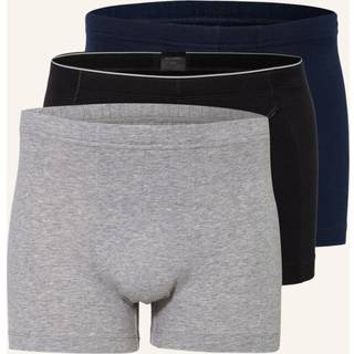 Schiesser Herren Shorts blau,grau,schwarz unifarben