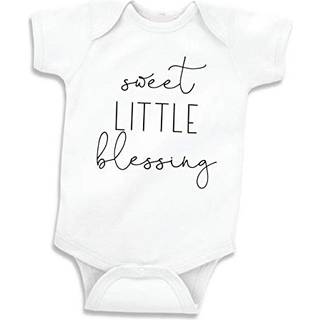 Bump og ud over design baby piger graviditetsmeddelelse for bedstefor?ldre s?d lille velsignelse leotard hvid 0-3 m?neder
