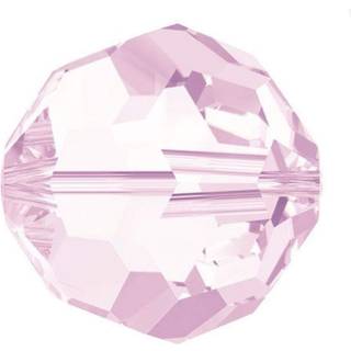 50pcs ADABELE ?strigske 6mm facetterede runde krystalperler Rosaline Pink kompatibel med 5000 Swarovski Crystals Preciosa SS2R-603