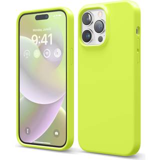Elago kompatibel med iPhone 14 Pro Max Case Liquid Silicone Case Full Body Protective Cover Stockfast Slim Phone Case Anti-Scratch Soft Microfibe