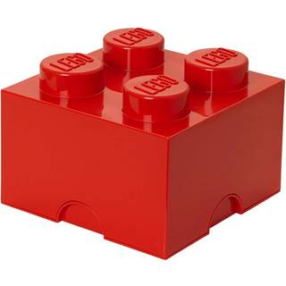 LEGO R?d opbevaringsboks Brick 4 Lys medium