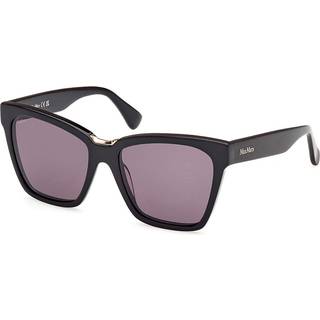 Max Mara Kvinde MM0089 SPARK3 01A Solbriller Acetat Sort Røg Firkantet Normal