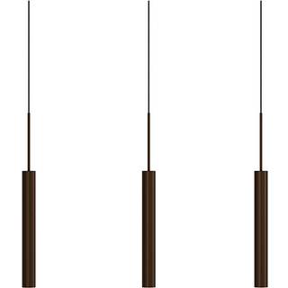 Audo Copenhagen Tubulaire Pendel Med Skinne Bronzed 3 Pendler - Loftslamper Aluminium Bronze Messing - 71216-001172