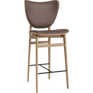 NORR11 Elephant Barstol H65 cm Egetræ/Dark Brown 21001