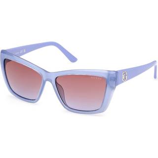 Guess Kvinde GU00098 81Z Solbriller Injiceret Violet Violet Cat Eye Normal Skygge