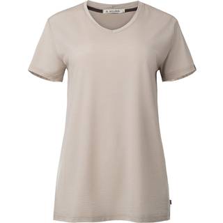 Aclima Women's LightWool 180 Loose Fit Tee Simply Taupe, XS