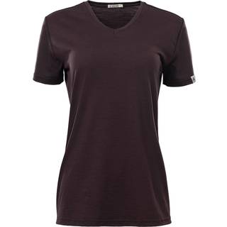 Aclima Women's LightWool 180 Loose Fit Tee Chocolate Plum, L