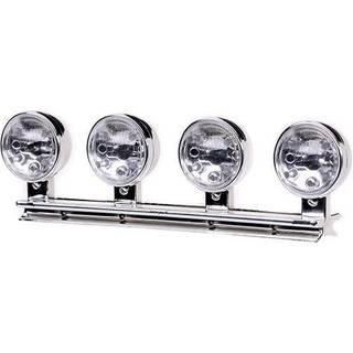 Traxxas - TRX9263 - Light bar, chrome (housing & lens only) (fits #9262 or 9262X roll bar)