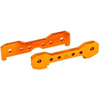 Traxxas - TRX9527T - Tie bars, front, 6061-T6 aluminum (orange-anodized)